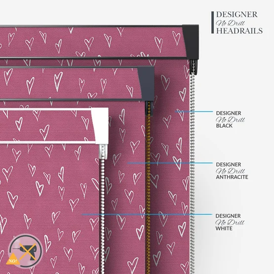 Sonova Studio Love Hearts Orchid Pink roller