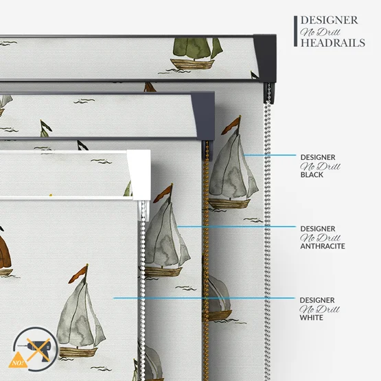Sonova Studio Seashore Sails Seaweed Natural roller