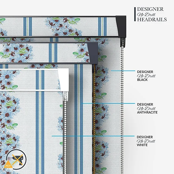 Sonova Studio Sunflower Vine French Blue roller