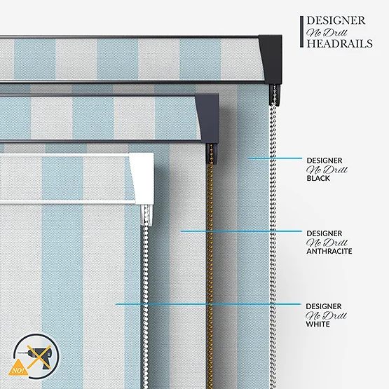 Sonova Studio Whitby Stripe Duck Egg roller