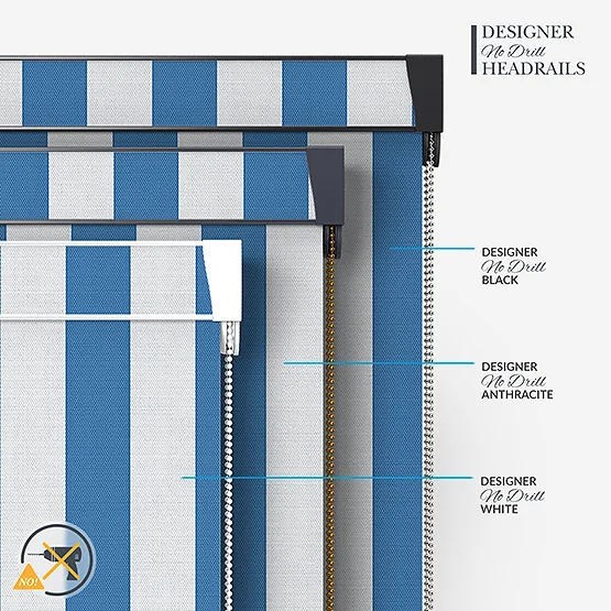 Sonova Studio Whitby Stripe Navy roller