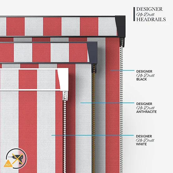 Sonova Studio Whitby Stripe Red roller