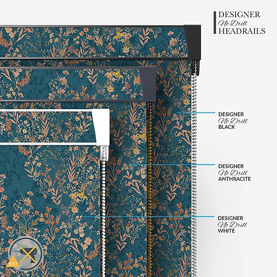 Sonova Studio Wildflower Blue Rust roller