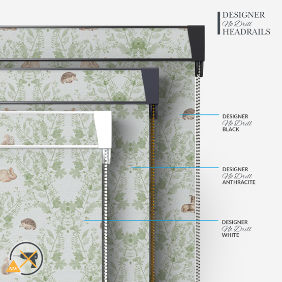 Sonova Studio Woodland Damask Fern Green roller