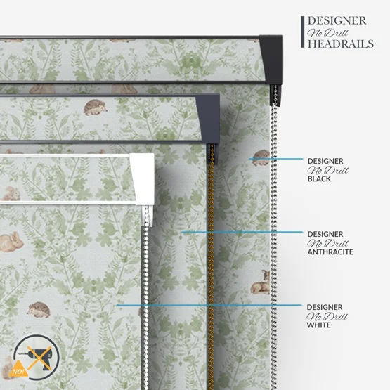 Sonova Studio Woodland Damask Fern Green roller