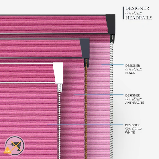 Deluxe Plain Hot Pink roller