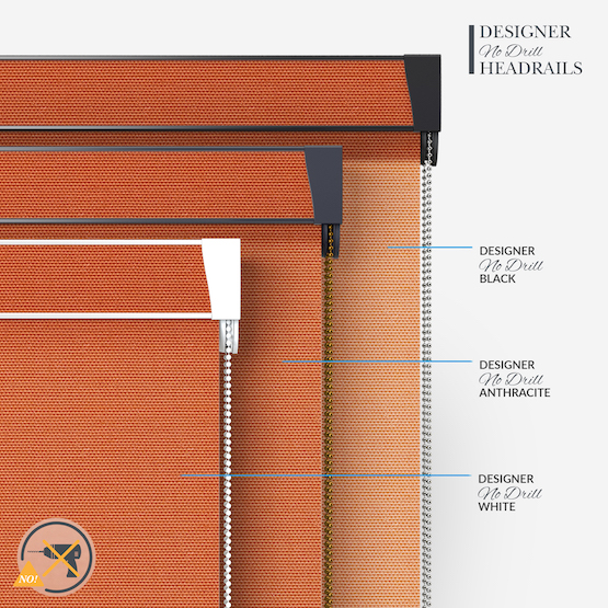 Touched by Design Deluxe Plain Orange Marmalade roller