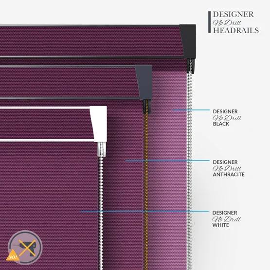 Deluxe Plain Plum roller