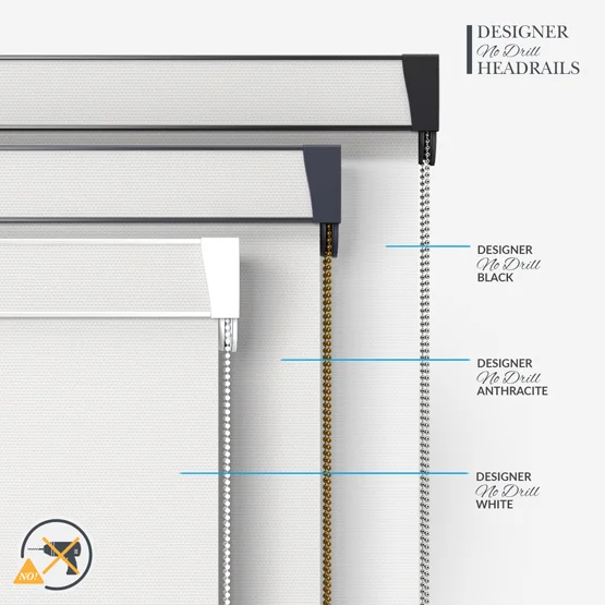Deluxe Plain Porcelain White roller