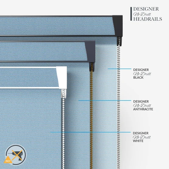 Deluxe Plain Powder Blue roller