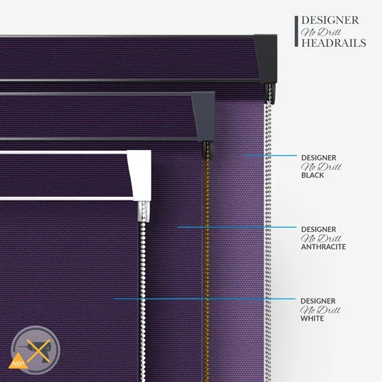 Deluxe Plain Purple roller