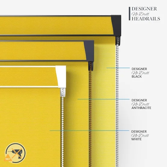 Deluxe Plain Sunshine Yellow roller