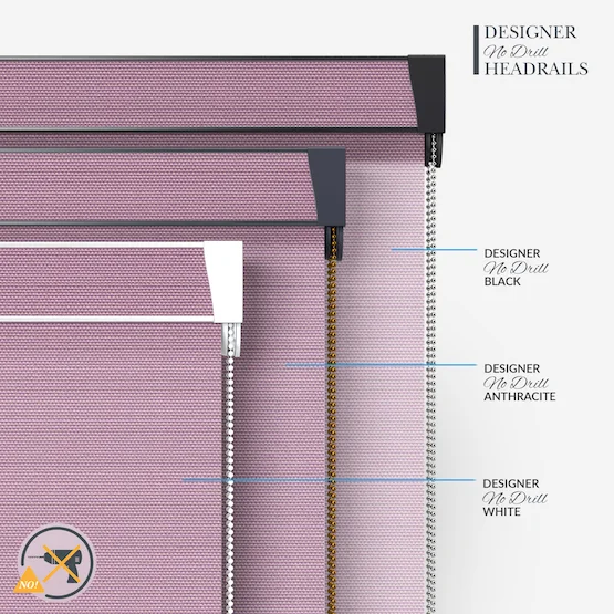 Deluxe Plain Wisteria roller