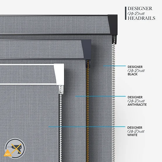 Flax Blackout Cloudy Blue roller