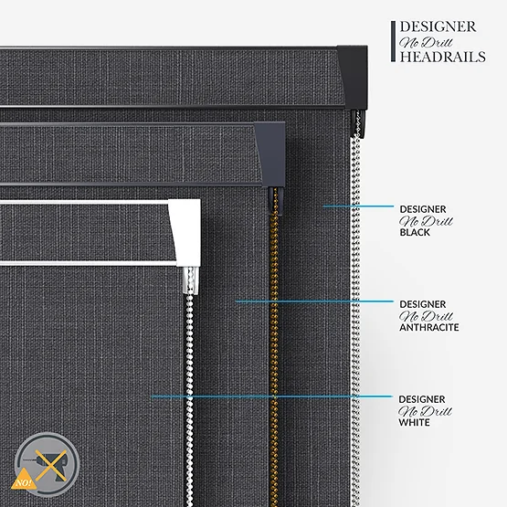 Flax Blackout New York Grey roller