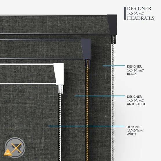 Voga Blackout Slate Grey Textured roller