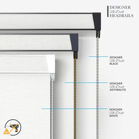 Voga White Textured roller