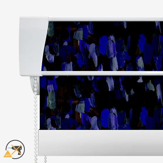 Sonova Studio Abstract Brush Deep Sea Blue roller