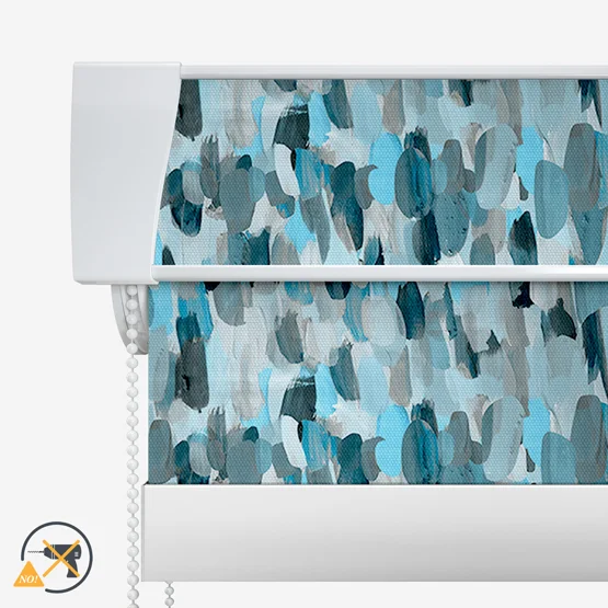 Sonova Studio Abstract Brush Sky Blue roller