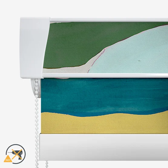Sonova Studio Abstract Landscape Ocean Blue roller