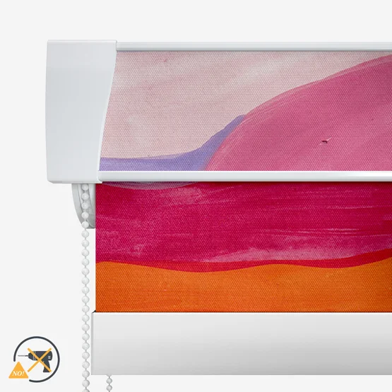Sonova Studio Abstract Landscape Sandstorm Red roller