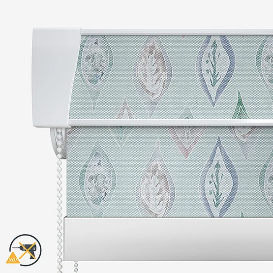 Sonova Studio Boho Leaves Duck Egg roller