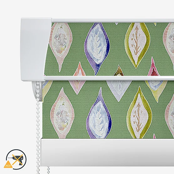 Sonova Studio Boho Leaves Olive Green roller