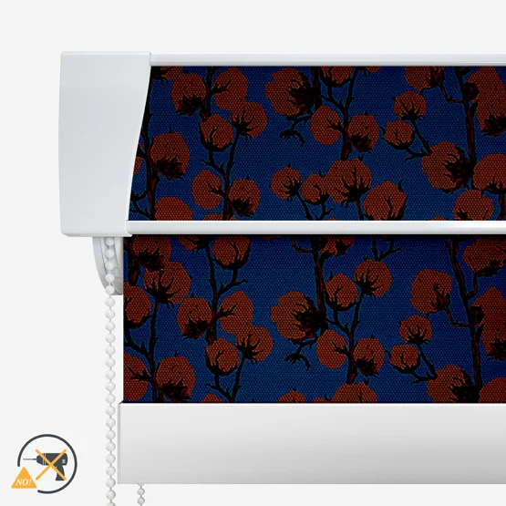 Sonova Studio Cotton Vine Blue Rust roller