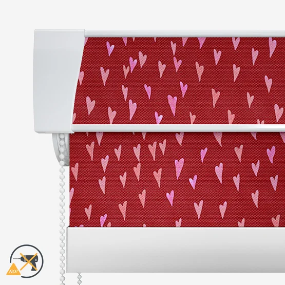 Sonova Studio Ditsy Love Ruby Red roller