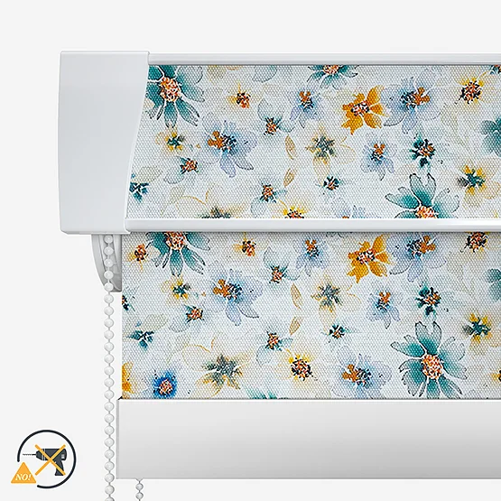 Sonova Studio Garden Violets Blue Rust roller