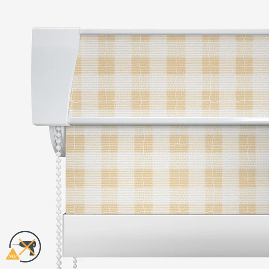 Sonova Studio Gingham Apricot roller