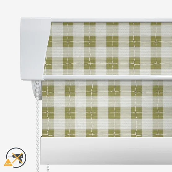 Sonova Studio Gingham Olive roller