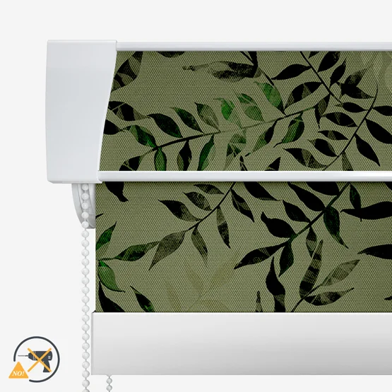 Sonova Studio Kaleidoscope Leaves Green roller