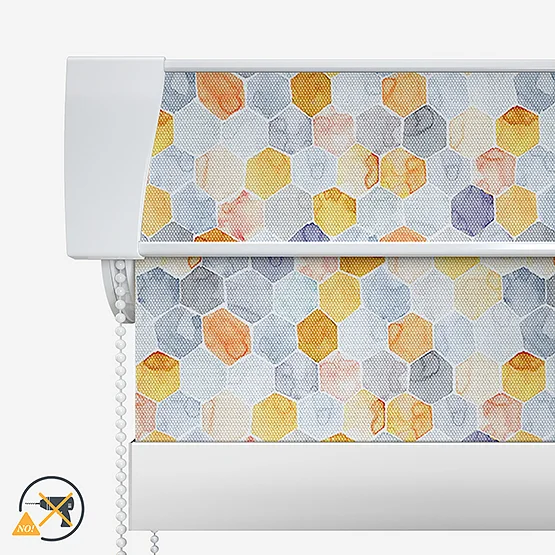 Sonova Studio Mosaic Indigo Orange roller