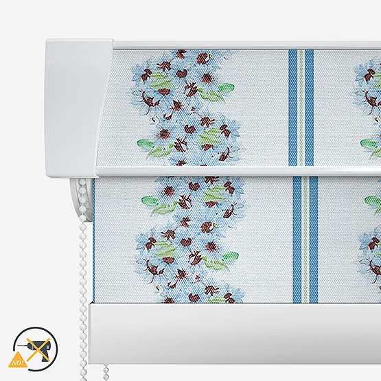 Sonova Studio Sunflower Vine French Blue roller