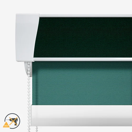 Deluxe Plain Forest Green roller
