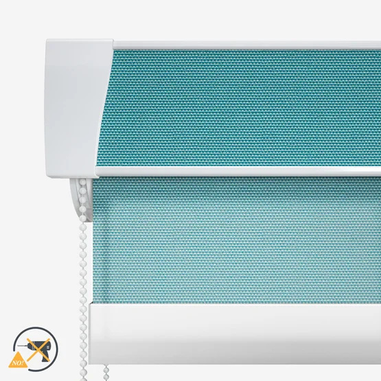Deluxe Plain Ocean Green roller