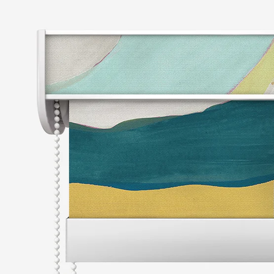 Sonova Studio Abstract Landscape Ocean Blue roller