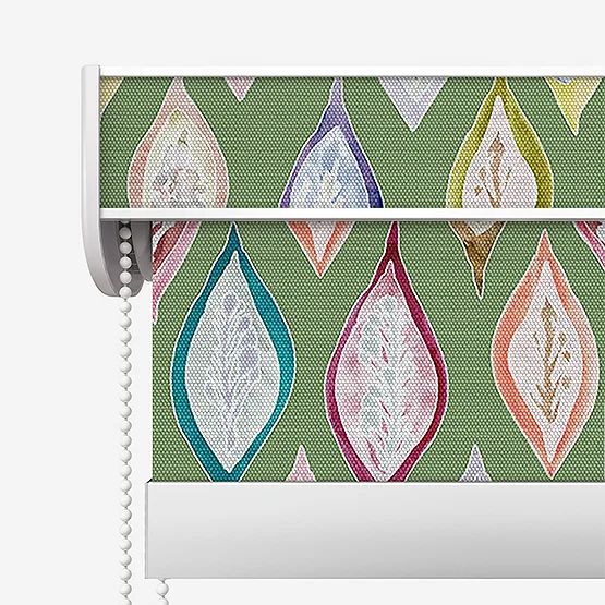 Sonova Studio Boho Leaves Olive Green roller