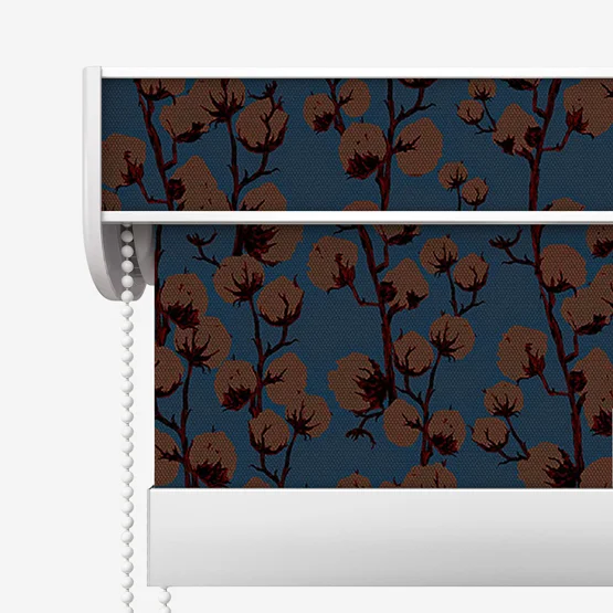 Sonova Studio Cotton Vine Blue Rust roller