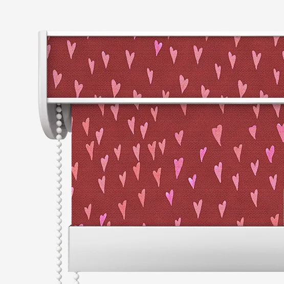 Sonova Studio Ditsy Love Ruby Red roller