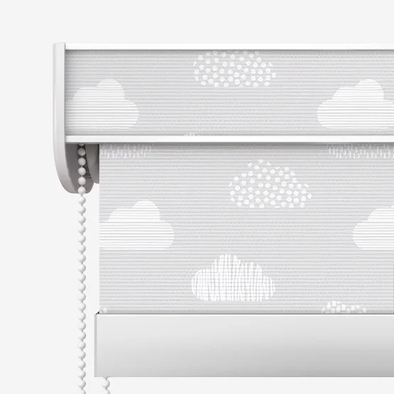 Sonova Studio Doodle Clouds Soft Grey roller