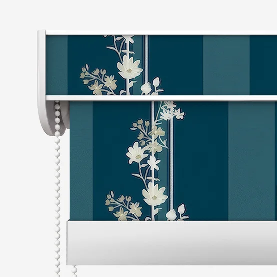 Sonova Studio Floral Cascade Stone Blue roller