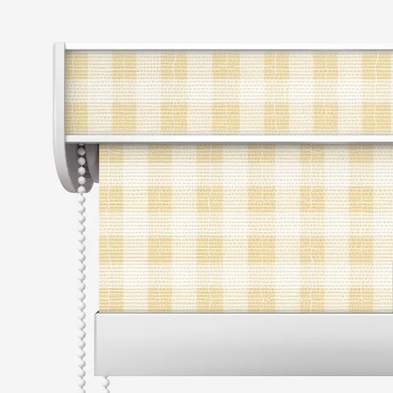 Sonova Studio Gingham Butter Yellow roller