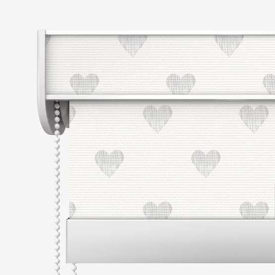 Sonova Studio Hearts Soft Grey roller
