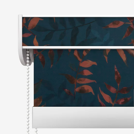 Sonova Studio Kaleidoscope Leaves Blue Rust roller