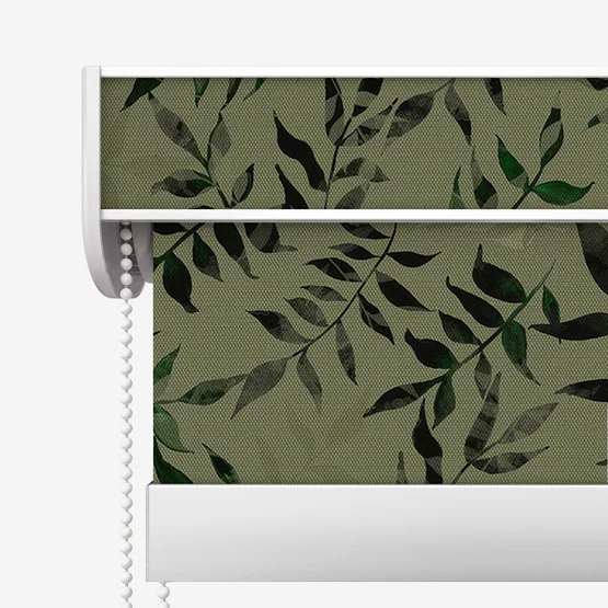 Sonova Studio Kaleidoscope Leaves Green roller