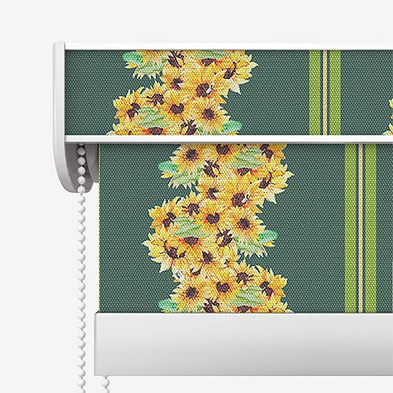 Sonova Studio Sunflower Vine Forest Green roller