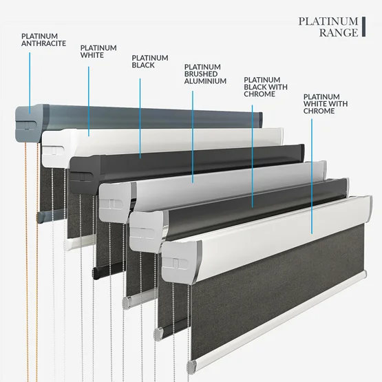 Coulisse Bergen Blackout Anthracite roller