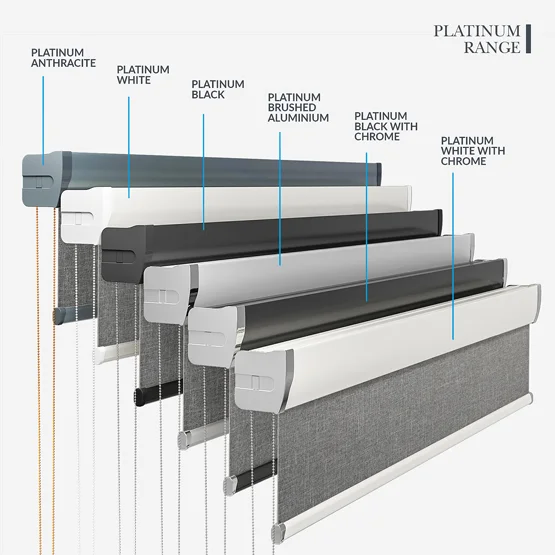 Coulisse Bergen Blackout Mid Grey roller